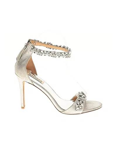 Pre-owned Badgley Mischka Heels In Silver