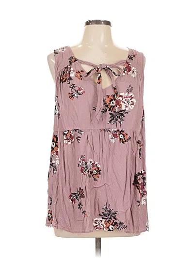 Pre-owned Torrid Sleeveless Blouse In Pink