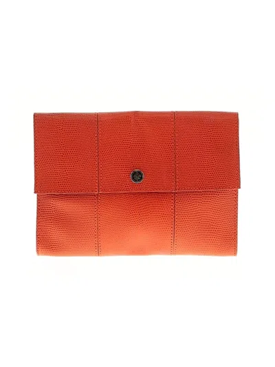 Pre-owned Club Monaco Clutch In Orange