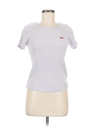 Pre-owned Levi's Short Sleeve T-shirt In Silver