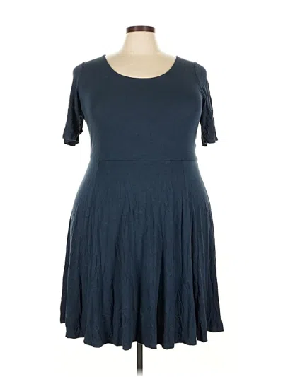 Pre-owned Ava & Viv Casual Dress In Blue