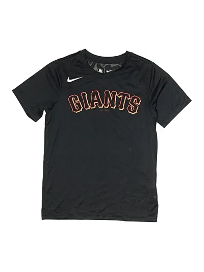 Pre-owned Nike Kids' Short Sleeve T-shirt In Black