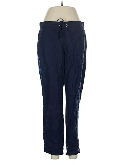 Pre-owned Athleta Linen Pants In Blue