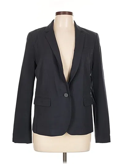 Pre-owned Ann Taylor Blazer Jacket In Gray