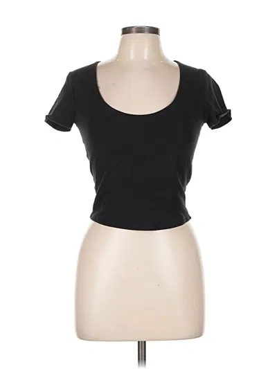 Pre-owned Abercrombie & Fitch Short Sleeve T-shirt In Black