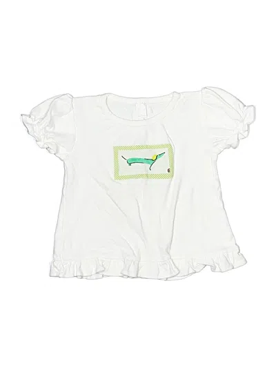 Pre-owned Los Angeles Apparel Kids' Dress In White