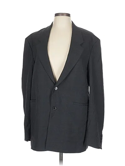 Pre-owned Zara Blazer Jacket In Gray