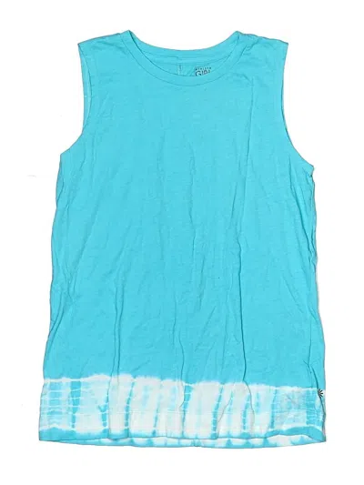 Pre-owned Athleta Girl Kids' Sleeveless T-shirt In Blue