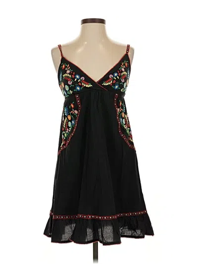 Pre-owned Hazel Casual Dress In Black