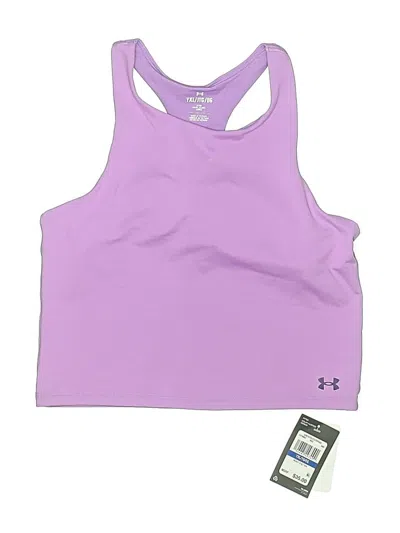 Under Armour Tank Top Purple Halter Neckline Tops In Purple