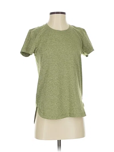 Pre-owned Athleta Active T-shirt In Green