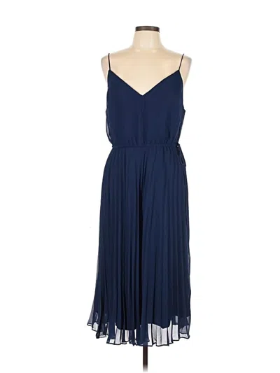 Pre-owned Asos Design Cocktail Dress In Blue