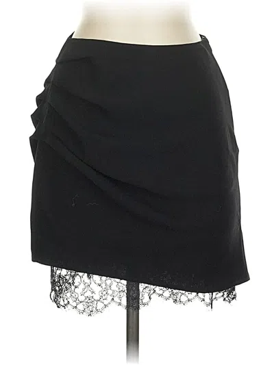 Pre-owned Fleur Du Mal Formal Skirt In Black