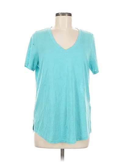 Pre-owned Athleta Short Sleeve T-shirt In Blue
