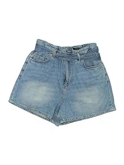 Pre-owned Allsaints Denim Shorts In Blue
