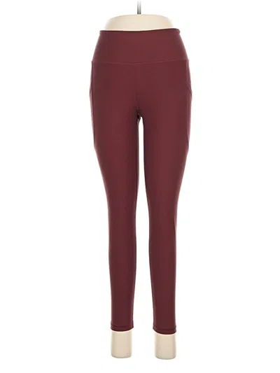 Pre-owned Active By Old Navy Active Pants In Burgundy