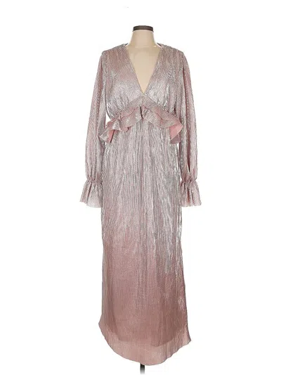 Pre-owned Nasty Gal Inc. Cocktail Dress In Silver