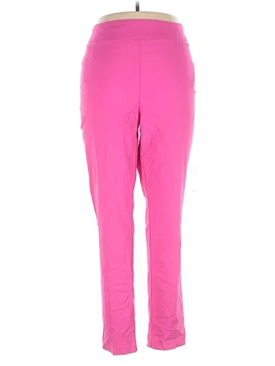 Pre-owned Kim Rogers Active Pants In Pink