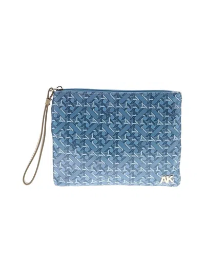Pre-owned Anne Klein Wristlet In Blue