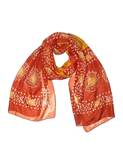 Pre-owned Unbranded Scarf In Orange