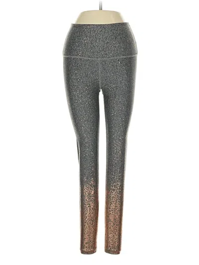 Pre-owned Beyond Yoga Active Pants In Gray