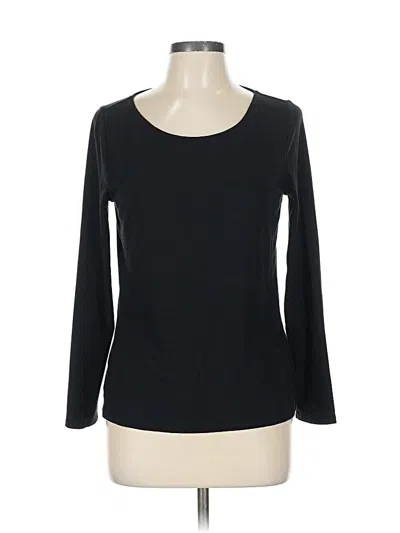 Pre-owned Talbots 3/4 Sleeve T-shirt In Black