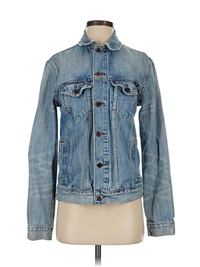 Pre-owned Lucky Brand Denim Jacket In Blue