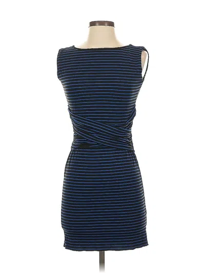 Pre-owned Nicole Miller Casual Dress In Blue
