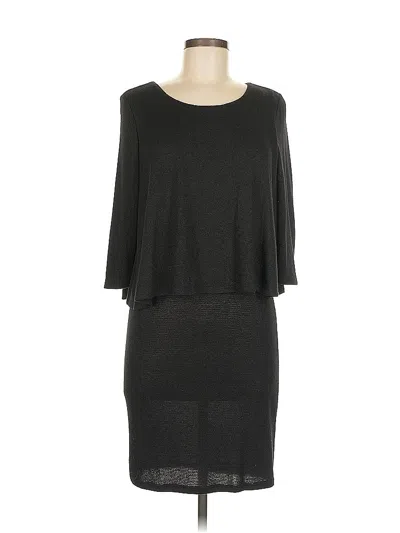 Pre-owned Bar Iii Casual Dress In Black