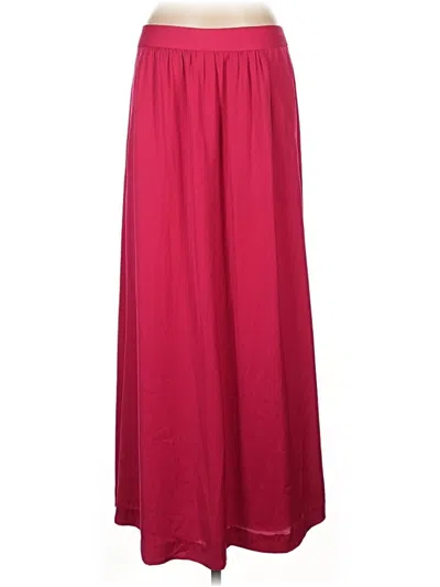 Pre-owned Gap Formal Skirt In Burgundy