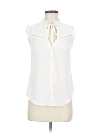 Oasis Sleeveless Blouse In White