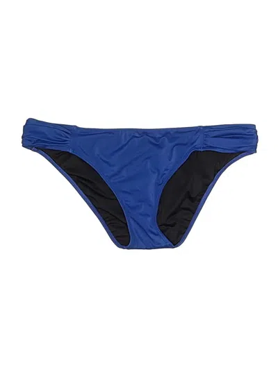 Pre-owned Victoria's Secret Swimsuit Bottoms In Blue