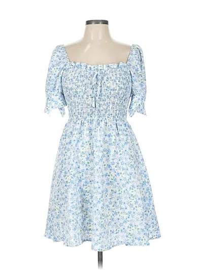 Pre-owned Lulus Casual Dress In Blue