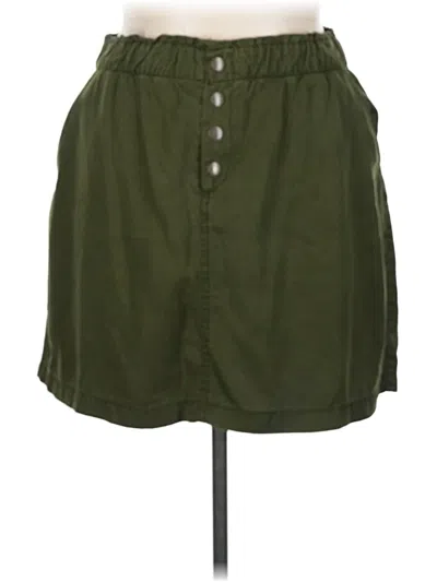 Pre-owned Ann Taylor Loft Casual Skirt In Green