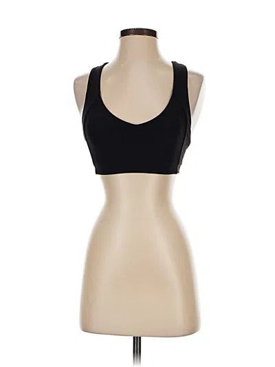 Pre-owned Lululemon Athletica Tank Top Black Strapless Neckline Tops