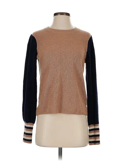 Pre-owned Madewell Pullover Sweater In Brown