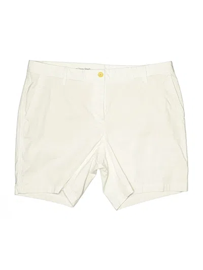 Pre-owned Talbots Khaki Shorts In White
