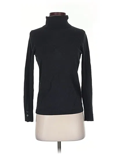Pre-owned Talbots Turtleneck Sweater In Black