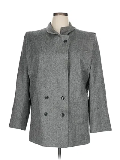 Pre-owned Giorgio Sant'angelo Coat In Gray