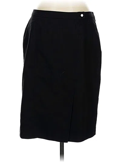 Pre-owned Ann Taylor Formal Skirt In Black