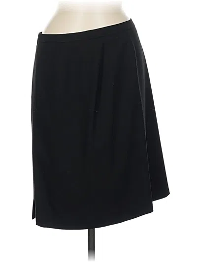 Pre-owned Brooks Brothers Formal Skirt In Black