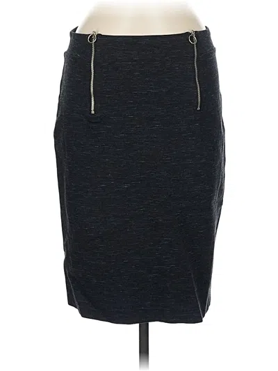 Pre-owned Ann Taylor Casual Skirt In Gray