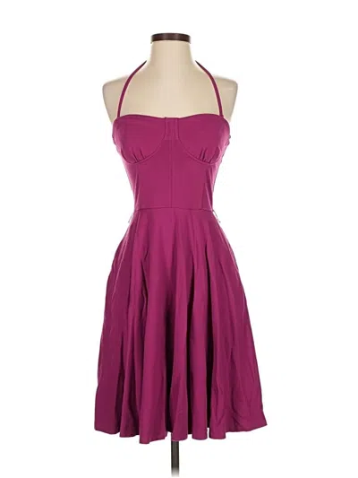 Pre-owned Bebe Cocktail Dress In Purple