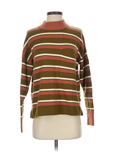 Pre-owned Madewell Pullover Sweater In Brown
