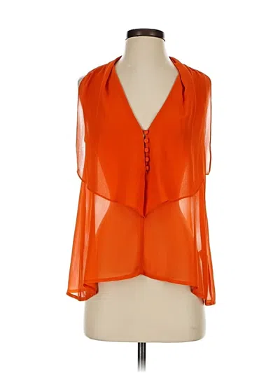 Pre-owned Millau Sleeveless Blouse In Orange