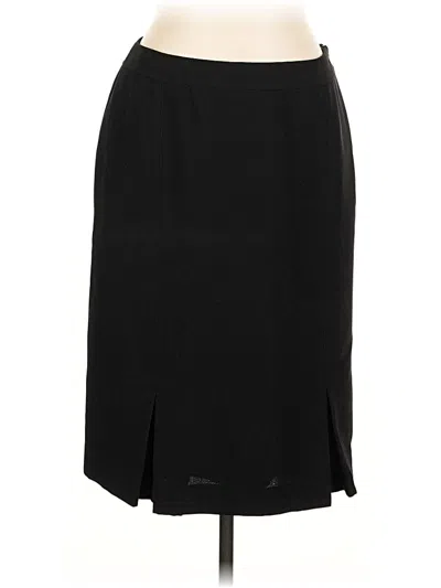 Pre-owned Tahari By Asl Casual Skirt In Black