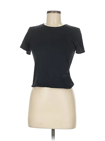 Pre-owned Unbranded Short Sleeve T-shirt In Black