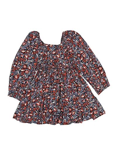 Pre-owned Crewcuts Kids' Dress In Blue