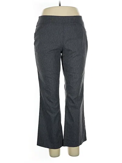 Pre-owned Kim Rogers Dress Pants In Gray