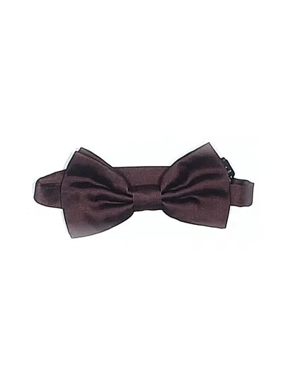 Pre-owned Dolce & Gabbana Kids' Bowtie In Burgundy
